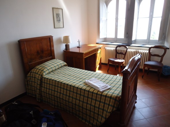 My room at the hostel.